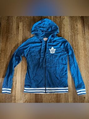 Women’s Medium Red Jacket Brand Blue Toronto Maple Leafs Hoodie